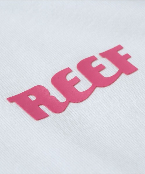 REEF(リーフ)の「【REEF】 HERITAGE LOGO S/S TEE(Tシャツ/カットソー・レディース・コーラル/ホワイト/ブルー・SMALL/MEDIUM/LARGE)」の7枚目の写真