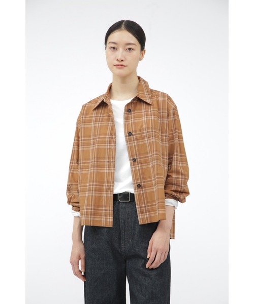 YARN DYE COTTON CHECK（シャツ/ブラウス）｜MARGARET HOWELL