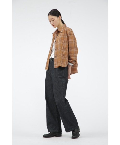 ブラウス シャツ YARN DYE COTTON CHECK レディース セール】YARN DYE COTTON CHECK（シャツ/ブラウス）｜MARGARET