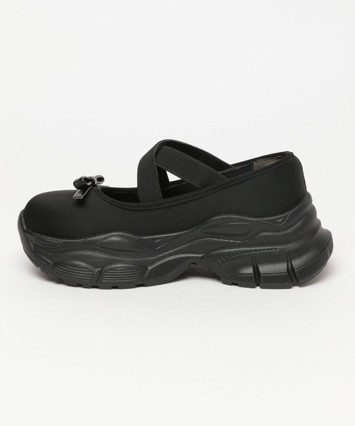 3.3 Field Trip （3.3フィールドトリップ）の「3.3 Field Trip／リボアツゾコシューズ2（パンプス・レディース・ブラック/シルバー・LARGE/MEDIUM）」の3枚目の写真