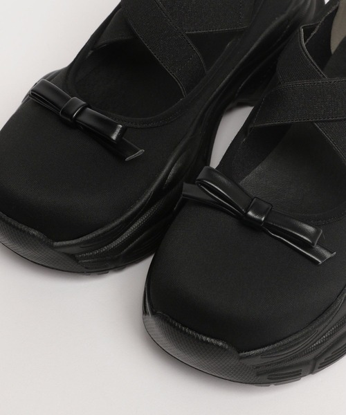 3.3 Field Trip （3.3フィールドトリップ）の「3.3 Field Trip／リボアツゾコシューズ2（パンプス・レディース・ブラック/シルバー・LARGE/MEDIUM）」の10枚目の写真