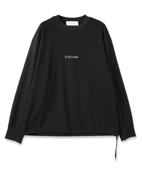 【CULLNI】(クルニ) 長袖カットソー セール】CULLNI Logo Embroidery Drawstring Ponte Rome
