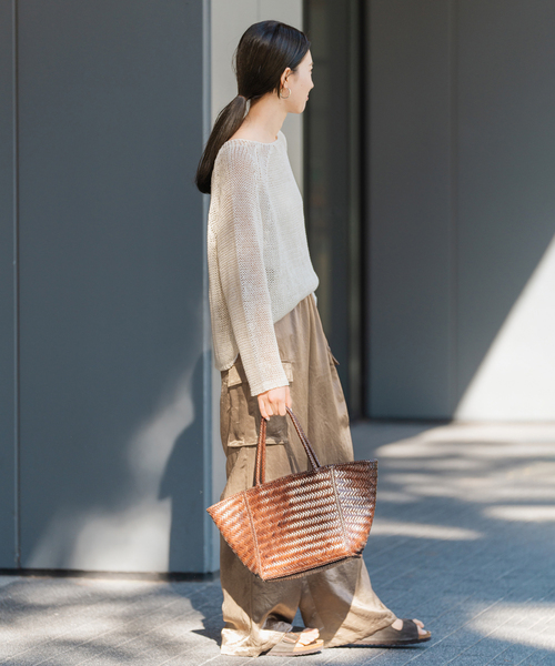 FRAMeWORK（フレームワーク）の「≪追加≫グリッターツイルカーゴパンツ（カーゴパンツ・レディース・ベージュ/ホワイト系その他・36/38）」の7枚目の写真