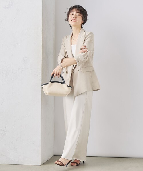 NOLLEY’S(ノーリーズ)の「◇【WEB限定】デザインサテンバイアスタイトスカート(スカート・レディース・ブラック/アイボリー・38/36)」の10枚目の写真