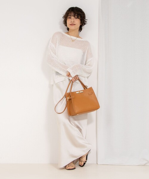 NOLLEY’S(ノーリーズ)の「◇【WEB限定】デザインサテンバイアスタイトスカート(スカート・レディース・ブラック/アイボリー・38/36)」の18枚目の写真