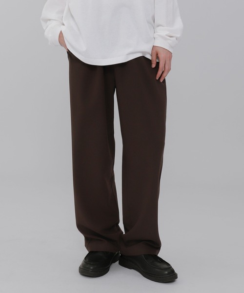 WEGO（ウィゴー）の「WEGO/TRイージーストレートパンツ（スラックス・メンズ・ダークグレー/ブラック/ライトベージュ/ブラウン・SMALL/LARGE/MEDIUM）」の6枚目の写真