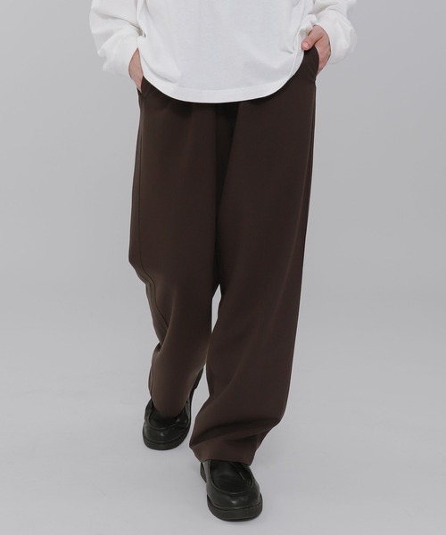 WEGO（ウィゴー）の「WEGO/TRイージーストレートパンツ（スラックス・メンズ・ダークグレー/ブラック/ライトベージュ/ブラウン・SMALL/LARGE/MEDIUM）」の7枚目の写真