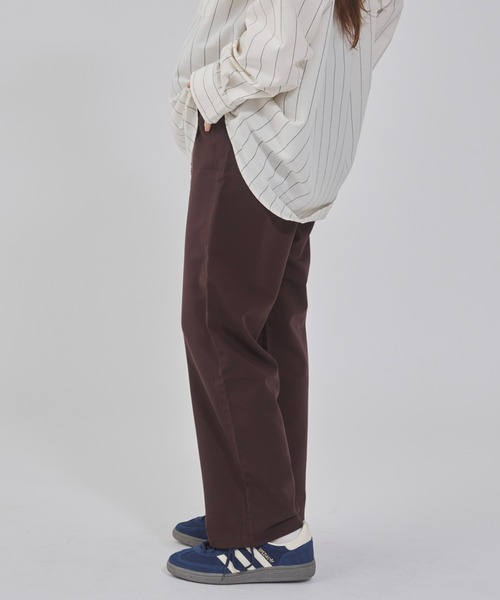 WEGO（ウィゴー）の「WEGO/TRイージーストレートパンツ（スラックス・メンズ・ダークグレー/ブラック/ライトベージュ/ブラウン・SMALL/LARGE/MEDIUM）」の17枚目の写真