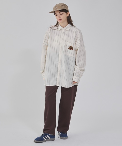 WEGO（ウィゴー）の「WEGO/TRイージーストレートパンツ（スラックス・メンズ・ダークグレー/ブラック/ライトベージュ/ブラウン・SMALL/LARGE/MEDIUM）」の16枚目の写真