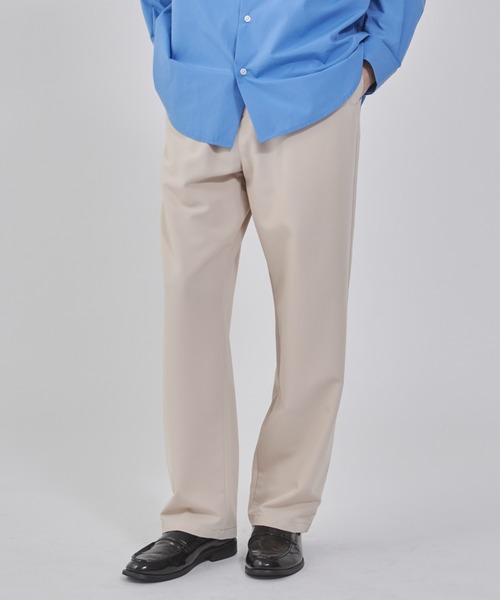 WEGO（ウィゴー）の「WEGO/TRイージーストレートパンツ（スラックス・メンズ・ダークグレー/ブラック/ライトベージュ/ブラウン・SMALL/LARGE/MEDIUM）」の14枚目の写真