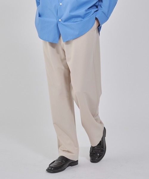 WEGO（ウィゴー）の「WEGO/TRイージーストレートパンツ（スラックス・メンズ・ダークグレー/ブラック/ライトベージュ/ブラウン・SMALL/LARGE/MEDIUM）」の13枚目の写真