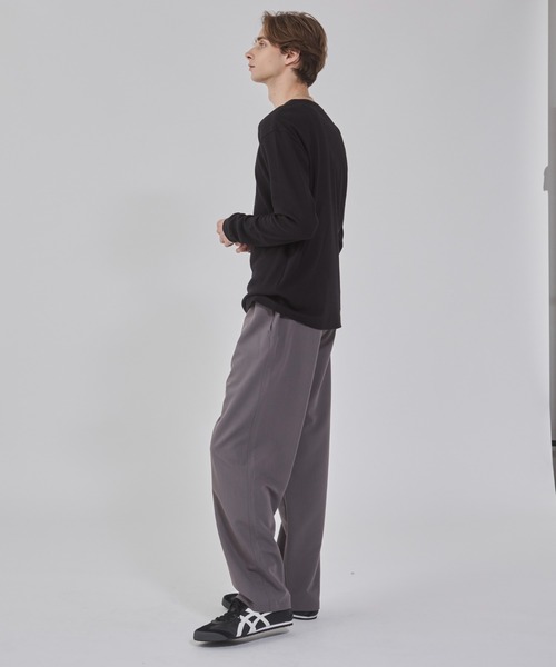 WEGO（ウィゴー）の「WEGO/TRイージーストレートパンツ（スラックス・メンズ・ダークグレー/ブラック/ライトベージュ/ブラウン・SMALL/LARGE/MEDIUM）」の20枚目の写真