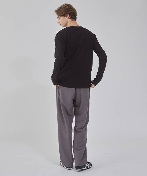 WEGO（ウィゴー）の「WEGO/TRイージーストレートパンツ（スラックス・メンズ・ダークグレー/ブラック/ライトベージュ/ブラウン・SMALL/LARGE/MEDIUM）」の19枚目の写真