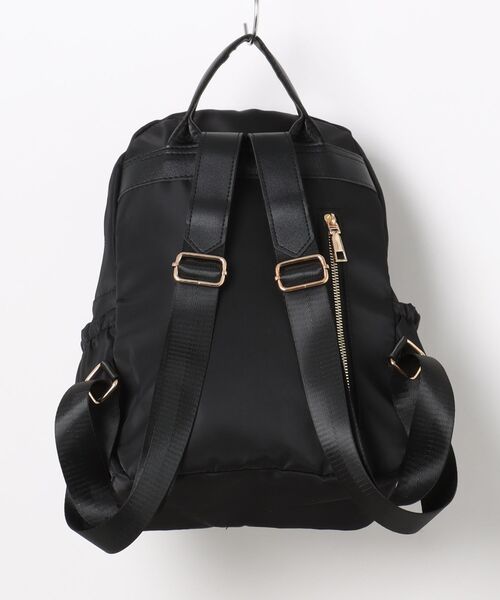 VIBGYOR（ヴィブジョー）の「Liaa/ストーンドット柄 リュック A18544（バックパック/リュック・レディース・ブラック/ベージュ/ブラウン・FREE）」の5枚目の写真