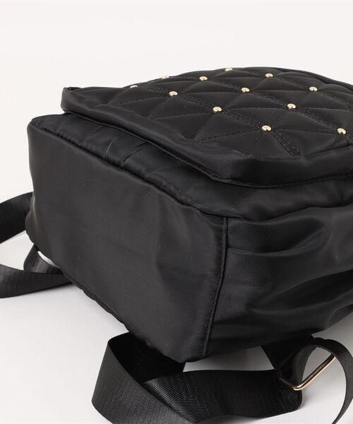 VIBGYOR（ヴィブジョー）の「Liaa/ストーンドット柄 リュック A18544（バックパック/リュック・レディース・ブラック/ベージュ/ブラウン・FREE）」の6枚目の写真