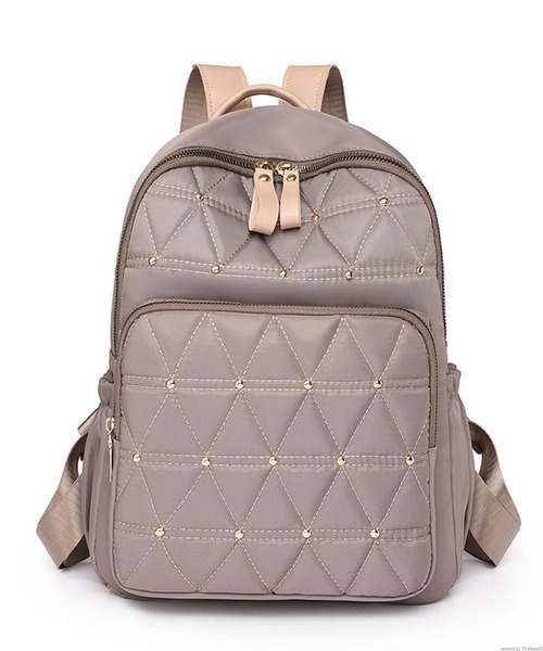 VIBGYOR（ヴィブジョー）の「Liaa/ストーンドット柄 リュック A18544（バックパック/リュック・レディース・ブラック/ベージュ/ブラウン・FREE）」の9枚目の写真