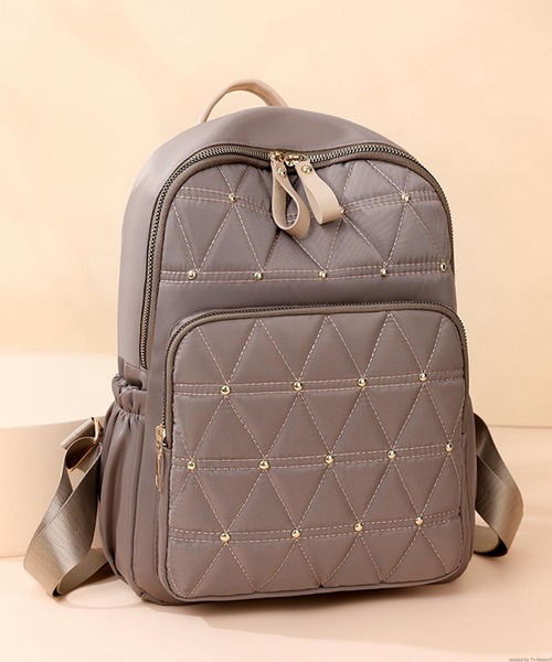 VIBGYOR（ヴィブジョー）の「Liaa/ストーンドット柄 リュック A18544（バックパック/リュック・レディース・ブラック/ベージュ/ブラウン・FREE）」の11枚目の写真