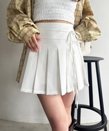 one after another NICE CLAUP | 【サイズ展開あり】リボンプリーツミニスカート(スカート)