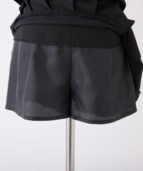 one after another NICE CLAUP（ワンアフターアナザーナイスクラップ）の「【サイズ展開あり】リボンプリーツミニスカート（スカート・レディース・杢グレー/オフホワイト/ブラック/ブラウン/ネイビー・MEDIUM/SMALL）」の18枚目の写真