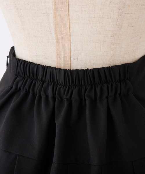 one after another NICE CLAUP（ワンアフターアナザーナイスクラップ）の「【サイズ展開あり】リボンプリーツミニスカート（スカート・レディース・杢グレー/オフホワイト/ブラック/ブラウン/ネイビー・MEDIUM/SMALL）」の17枚目の写真