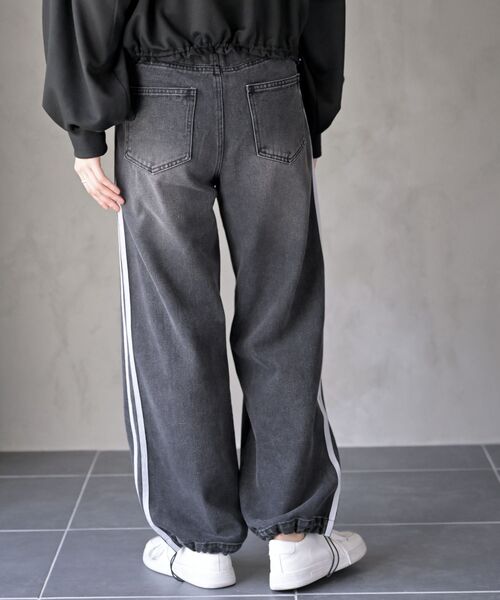 ライン入りデニムパンツ（デニムパンツ）｜rps（アールピーエス