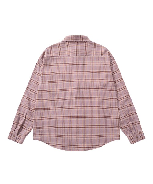 HOOK(フック)の「HOOK -original- マルチチェック柄オーバーシャツ(シャツ/ブラウス・メンズ・ベージュ/グリーン/ピンク・MEDIUM/LARGE/X-LARGE)」の10枚目の写真