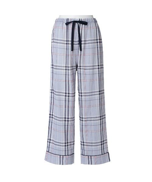 KID BLUE（キッドブルー）の「キッドブルー -Ｗガーゼラインチェック -長袖パジャマ -KUBK509 -kidblue（ルームウェア/パジャマ・レディース・ネイビー/グリーン/ピンク・unisex M/unisex L/unisex XL）」の18枚目の写真