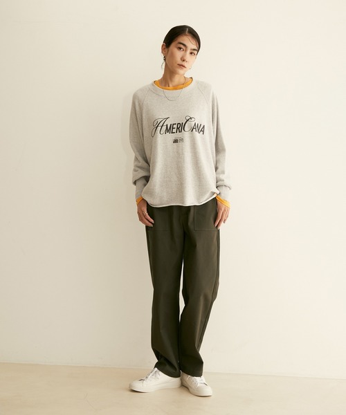 SALON adam et rope'（サロン アダム エ ロペ）の「【ZOZOTOWN限定】ストレッチチノべイカーパンツ（チノパンツ・レディース・ブラック/ベージュ/カーキ・マルチサイズ）」の3枚目の写真