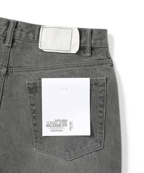 thisisneverthat（ディスイズネバーザット）の「Relaxed Jeans（デニムパンツ・メンズ・グレー/ブルー/ブラック/ライトインディゴブルー・XS/S/L/XL/M）」の12枚目の写真