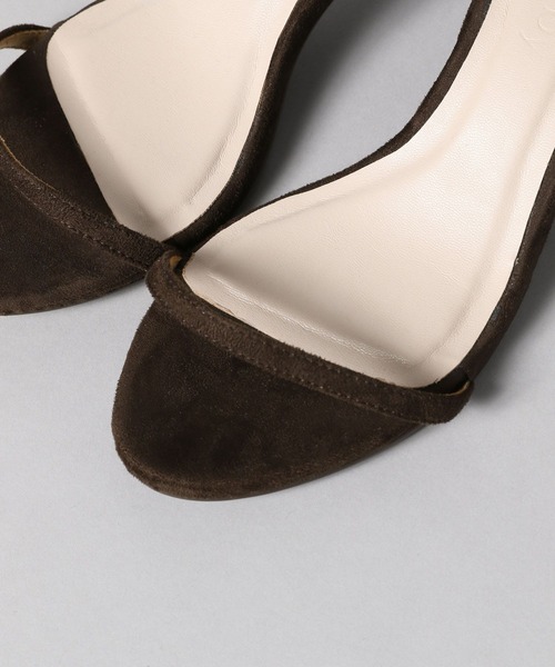A part by（アパートバイ）の「ナローストラップヒールサンダル（サンダル・レディース・ブラック/ブラウン・MEDIUM/LARGE）」の6枚目の写真