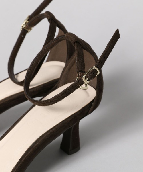 A part by（アパートバイ）の「ナローストラップヒールサンダル（サンダル・レディース・ブラック/ブラウン・MEDIUM/LARGE）」の7枚目の写真
