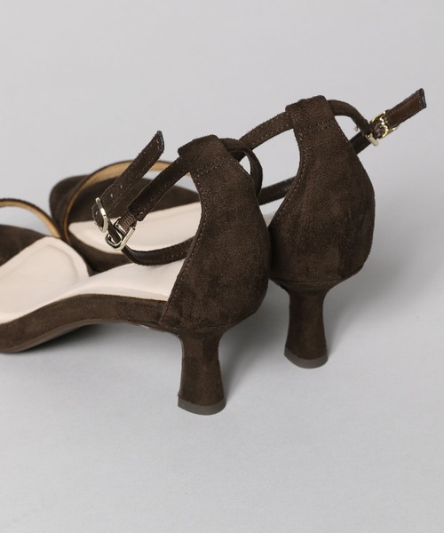 A part by（アパートバイ）の「ナローストラップヒールサンダル（サンダル・レディース・ブラック/ブラウン・MEDIUM/LARGE）」の8枚目の写真