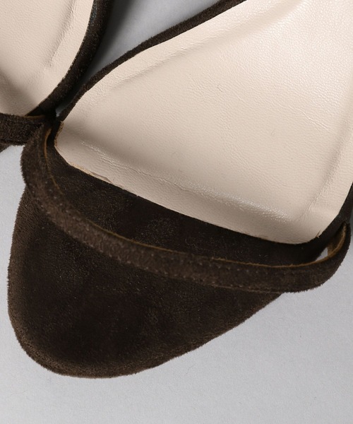 A part by（アパートバイ）の「ナローストラップヒールサンダル（サンダル・レディース・ブラック/ブラウン・MEDIUM/LARGE）」の3枚目の写真