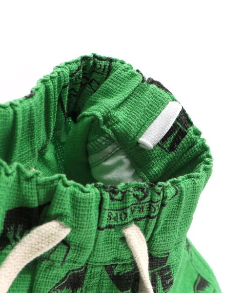 BRANSHES（ブランシェス）の「【爽パン / 綿100％】パナマ織り総柄ハーフパンツ（その他パンツ・キッズ・グレー/オフホワイト/グリーン・140/150/160/90/100/110/120/80/130）」の7枚目の写真