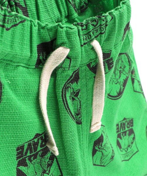 BRANSHES（ブランシェス）の「【爽パン / 綿100％】パナマ織り総柄ハーフパンツ（その他パンツ・キッズ・グレー/オフホワイト/グリーン・140/150/160/90/100/110/120/80/130）」の8枚目の写真