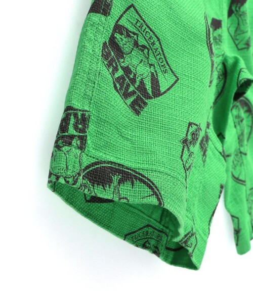 BRANSHES（ブランシェス）の「【爽パン / 綿100％】パナマ織り総柄ハーフパンツ（その他パンツ・キッズ・グレー/オフホワイト/グリーン・140/150/160/90/100/110/120/80/130）」の10枚目の写真