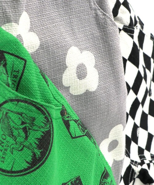 BRANSHES（ブランシェス）の「【爽パン / 綿100％】パナマ織り総柄ハーフパンツ（その他パンツ・キッズ・グレー/オフホワイト/グリーン・140/150/160/90/100/110/120/80/130）」の11枚目の写真