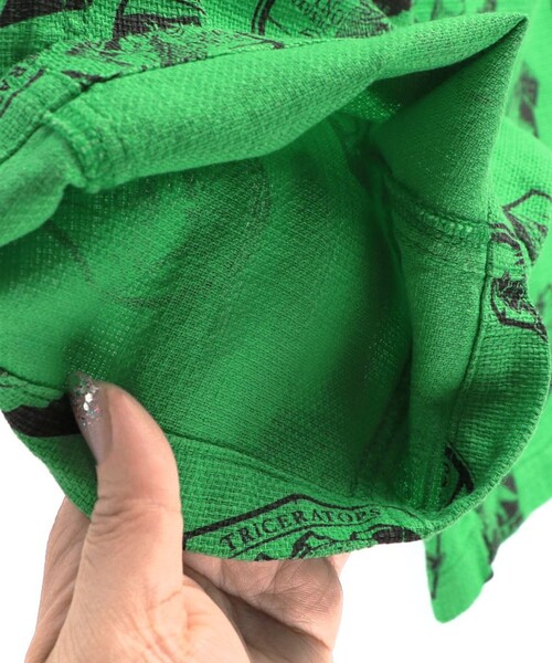 BRANSHES（ブランシェス）の「【爽パン / 綿100％】パナマ織り総柄ハーフパンツ（その他パンツ・キッズ・グレー/オフホワイト/グリーン・140/150/160/90/100/110/120/80/130）」の12枚目の写真