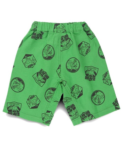 BRANSHES（ブランシェス）の「【爽パン / 綿100％】パナマ織り総柄ハーフパンツ（その他パンツ・キッズ・グレー/オフホワイト/グリーン・140/150/160/90/100/110/120/80/130）」の14枚目の写真