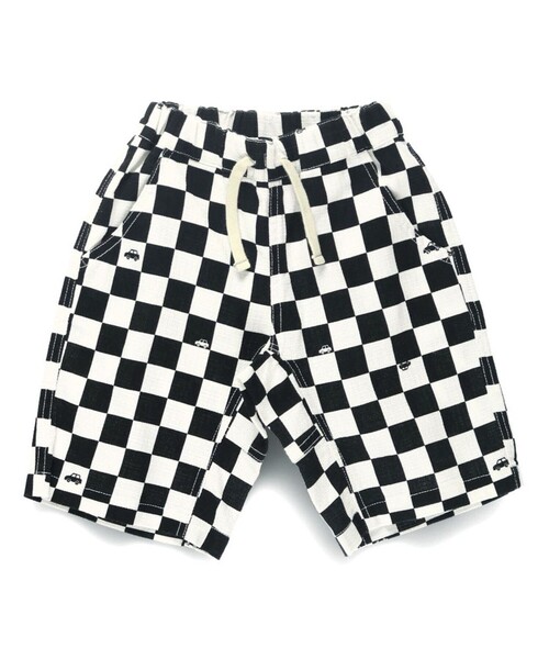 BRANSHES（ブランシェス）の「【爽パン / 綿100％】パナマ織り総柄ハーフパンツ（その他パンツ・キッズ・グレー/オフホワイト/グリーン・140/150/160/90/100/110/120/80/130）」の17枚目の写真