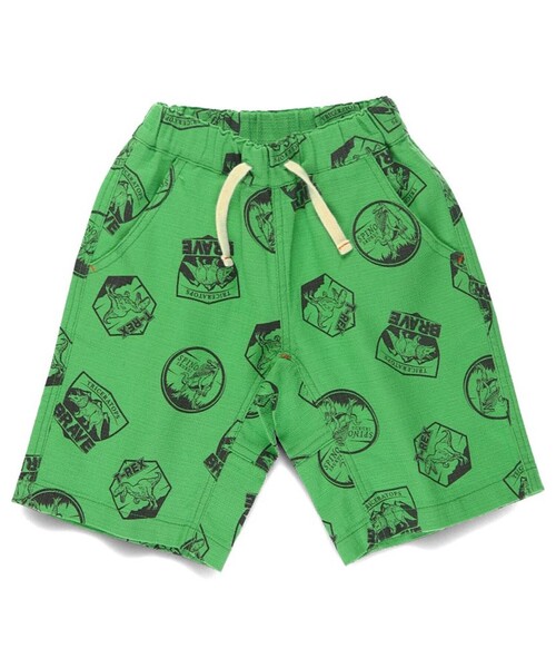 BRANSHES（ブランシェス）の「【爽パン / 綿100％】パナマ織り総柄ハーフパンツ（その他パンツ・キッズ・グレー/オフホワイト/グリーン・140/150/160/90/100/110/120/80/130）」の18枚目の写真