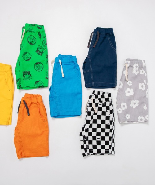 BRANSHES（ブランシェス）の「【爽パン / 綿100％】パナマ織り総柄ハーフパンツ（その他パンツ・キッズ・グレー/オフホワイト/グリーン・140/150/160/90/100/110/120/80/130）」の20枚目の写真