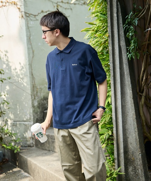 新品　Barbour バブアー Beacon メンズ ポロシャツ Barbour ポロシャツ 「Barbour/バブアー」Icon POLO Hexham