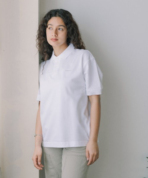 Barbour(バブアー)の「Barbour/バブア― barbour hexham os fit polo shirt ポロシャツ 2026年春夏 新色追加春服 夏服(ポロシャツ・メンズ・ネイビー/ホワイト/グリーン・40/38/36)」の17枚目の写真