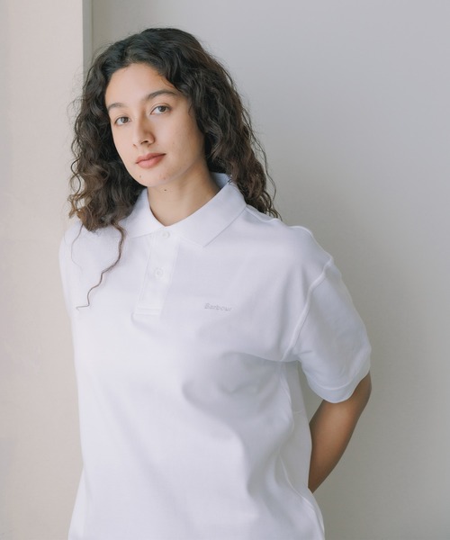 Barbour/バブア― barbour hexham os fit polo shirt ポロシャツ