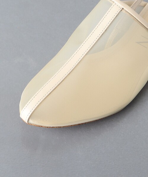 セール】＜HEWN＞RND TULLE SLING フラットサンダル（サンダル