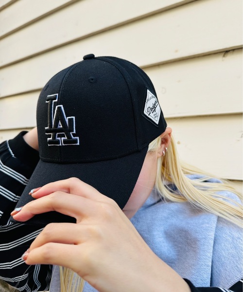 MLB(メジャーリーグベースボール)の「MLB /【MLB】日本未発売モデル MLB Korea エムエルビーコリア ダイヤモンド刺繍ロゴパッチボールキャップ メジャーリーグ べースボール/ 3ACP8501N(キャップ・レディース・その他1/その他2/その他3/その他5/ベージュ/その他4/グレー・FREE)」の6枚目の写真