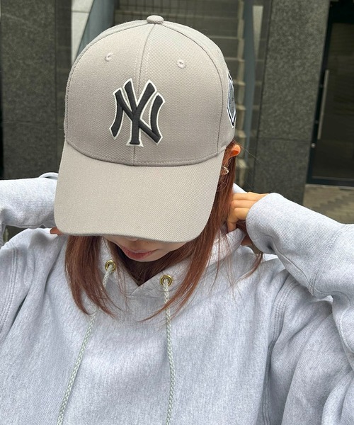 MLB(メジャーリーグベースボール)の「MLB /【MLB】日本未発売モデル MLB Korea エムエルビーコリア ダイヤモンド刺繍ロゴパッチボールキャップ メジャーリーグ べースボール/ 3ACP8501N(キャップ・レディース・その他1/その他2/その他3/その他5/ベージュ/その他4/グレー・FREE)」の2枚目の写真