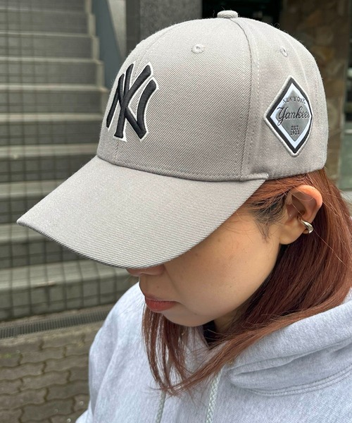 MLB(メジャーリーグベースボール)の「MLB /【MLB】日本未発売モデル MLB Korea エムエルビーコリア ダイヤモンド刺繍ロゴパッチボールキャップ メジャーリーグ べースボール/ 3ACP8501N(キャップ・レディース・その他1/その他2/その他3/その他5/ベージュ/その他4/グレー・FREE)」の16枚目の写真