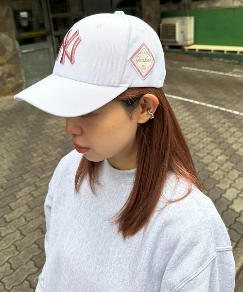 MLB(メジャーリーグベースボール)の「MLB /【MLB】日本未発売モデル MLB Korea エムエルビーコリア ダイヤモンド刺繍ロゴパッチボールキャップ メジャーリーグ べースボール/ 3ACP8501N(キャップ・レディース・その他1/その他2/その他3/その他5/ベージュ/その他4/グレー・FREE)」の19枚目の写真